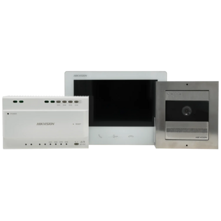Hikvision HD Video Intercom Set 2-draads DS-KIS704EY met 7-inch Touchscreen