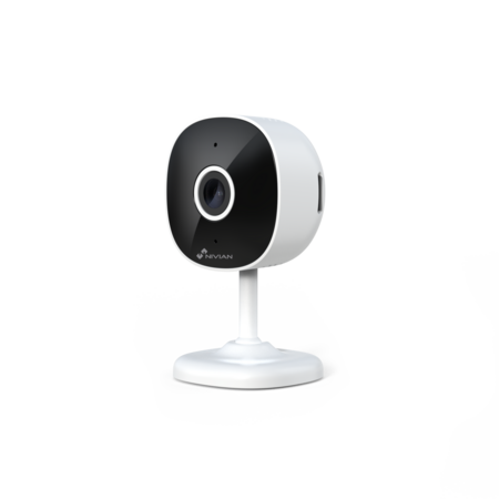 Babyfoon Nivian NVS-IPC-I5 full hd Wifi IP camera met tweerichting audio, sd slot en gratis app.