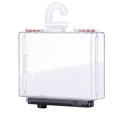 Safire EAS Beveiligingsbox AM 58 kHz Transparant Polycarbonaat