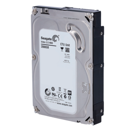 Harde schijf  2 TB SATA - Voor videobewaking en DVR (Gereviseerd)