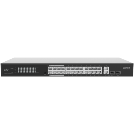 Uniview Smart Switch UV-NSW3000-25GT1GP1GC-IN - 24 Poorten Gigabit Cloudbeheerd