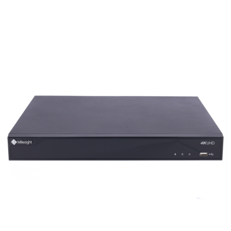Milesight NVR Recorder MS-N5008-NE - 8 Kanalen 4K voor IP Camera's