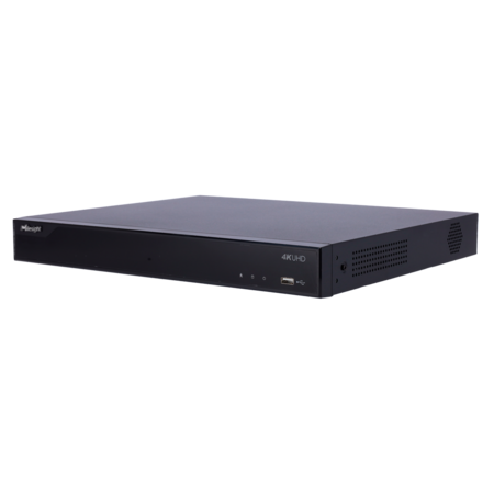 Milesight MS-N5016-NPE 4K PoE NVR met 16 Kanalen voor IP Camera's