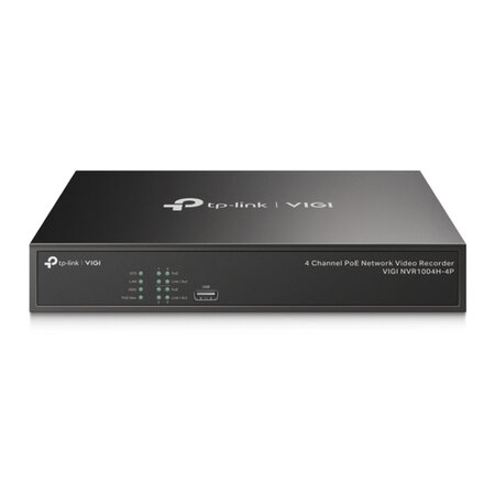 VIGI NVR1004H-4P Netwerk Video Recorder met 4 Kanalen en PoE voor Camerabewaking