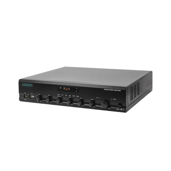 DSPPA DMA250U Klasse D Mengversterker - 250W - Bluetooth, USB &amp; FM - 70V/100V