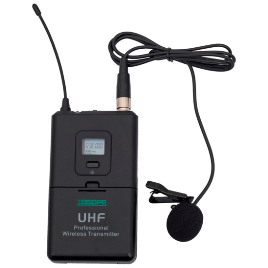 DSPPA Draadloze UHF Lavalier Microfoon - Reversmicrofoon voor DSPPA-D5815