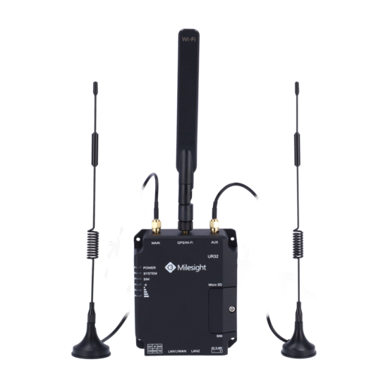 Milesight Industri&euml;le 4G LTE Cat 4 Router met Dual SIM WiFi en PoE