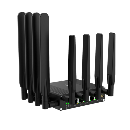 Milesight UR85-5G Industri&euml;le Router - 5G Dual-SIM met 4x PoE+ en Dual-Band WiFi