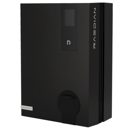 RAEDIAN NEO EV Laadpaal Type 2 - 7.4kW 32A 1-Fase - RFID WiFi APP Spacegrijs