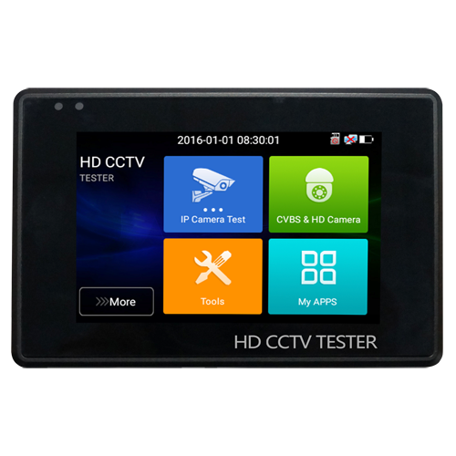Safire CCTV-polsmonitortester 4" voor HDTVI, HDCVI, AHD, CVBS en IP-camera's