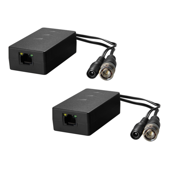 Safire Smart BA607PV-HD Videobalun Set - HD Analog via RJ45 en UTP