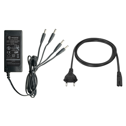 Safire Smart 12V 5A Stroomadapter - Voeding met 4 Uitgangen voor Camera's