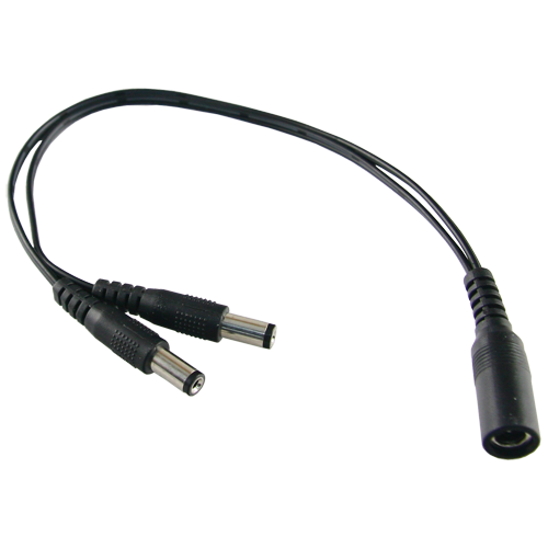 DC 12V Stroom Splitter - 1 naar 2 Voedingskabel voor Bewakingscamera's