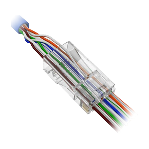 Safire Smart RJ45 Throughput Connector - CAT6 UTP Netwerkkabel Plug