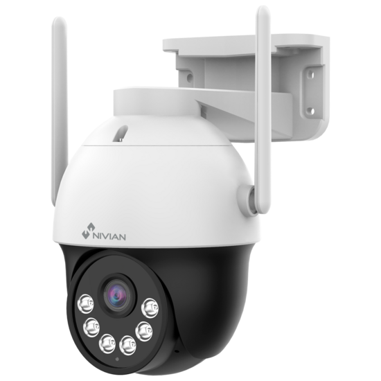 Nivian NV-MOTOCAM30-W6 PT WiFi Buitencamera - 3MP 2K - IP66 &amp; Audio