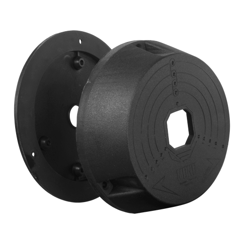 Universele Zwarte Junction Box - Aansluitdoos voor Dome en Turret Camera