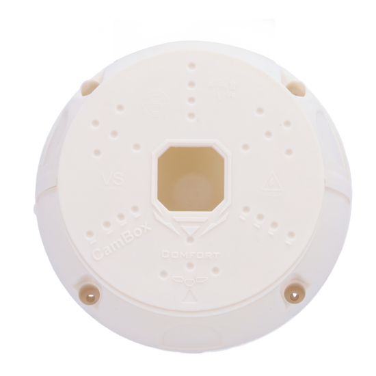 CBOX-JB811 Universele Aansluitdoos voor Dome en Turret Camera's - Wit