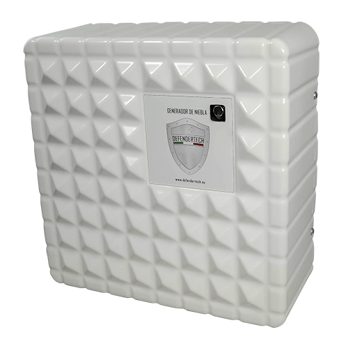 Defendertech mist generator DT-800-AJ genereert 830 m2 mist in 60 sec. 