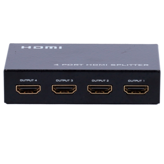 HDMI Splitter 4K 1 naar 4 poorten voor tv en monitor