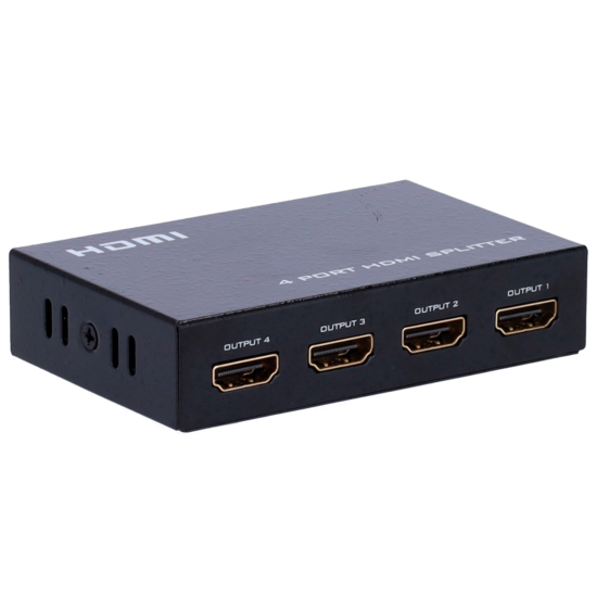 HDMI Splitter 4K 1 naar 4 poorten voor tv en monitor