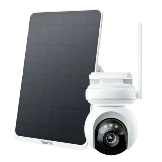 Reolink Atlas G650 4G Beveiligingscamera Buiten met Accu en Zonnepaneel 12W