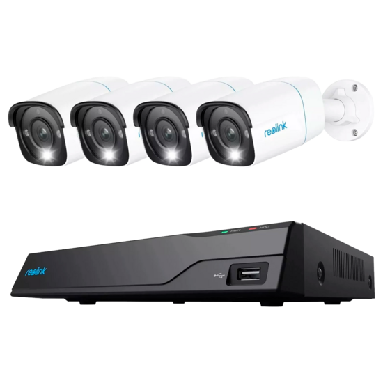 Reolink 8MP PoE Beveiligingscamera Set - 4K NVR met 4 Camera's en 2TB HDD