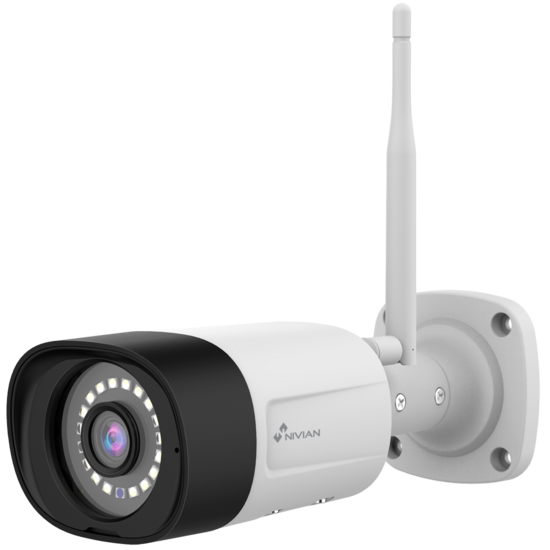 Nivian Draadloos Camerasysteem - 8x 3MP WIFI IP Camera's met NVR