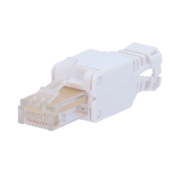 UTP CON300-TL RJ45 Connector Cat5e - Gereedschapsloos - Wit