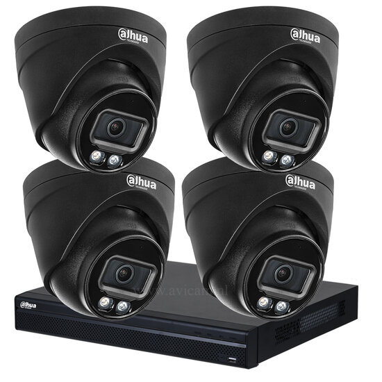Dahua Bewakingscamera Set PoE 4MP - Smart Dual Light Nachtzicht voor Buiten