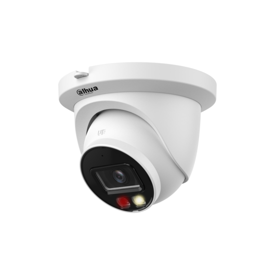 Dahua PoE Camerasysteem - 5MP WizSense met 4 Dual Light Turret IP Camera's