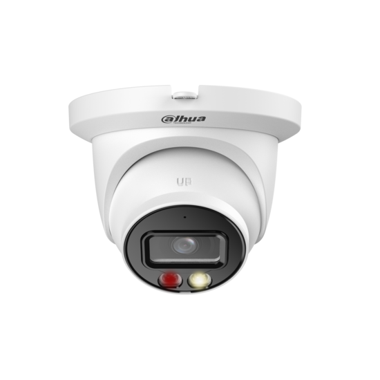 Dahua PoE Camerasysteem - 5MP WizSense met 4 Dual Light Turret IP Camera's