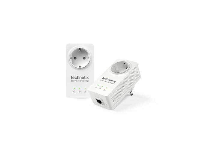 Powerline adapter PLA-BRIDGE-01 Plug &amp; play voor snelle internet via het stopcontact.