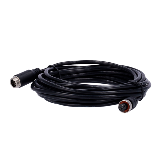 ST-6PIN-IP-150 Streamax-kabel voor IP PON-camera's Connector M12 luchtvaart 6-pins Lengte 15 m.