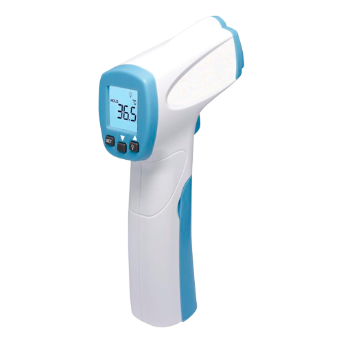 UNI-T Infrarood precisie thermometer UT300R meetbereik 32&ordm;C ~ 43&ordm;C en geluidsalarm bij hoge temperatuur.