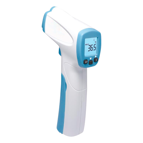 UNI-T Infrarood precisie thermometer UT300R meetbereik 32&ordm;C ~ 43&ordm;C en geluidsalarm bij hoge temperatuur.