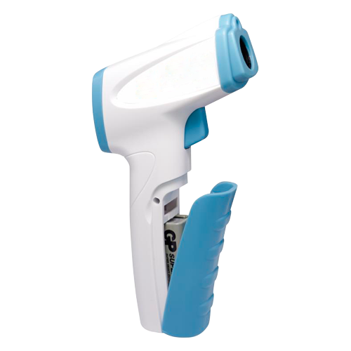 UNI-T Infrarood precisie thermometer UT300R meetbereik 32&ordm;C ~ 43&ordm;C en geluidsalarm bij hoge temperatuur.