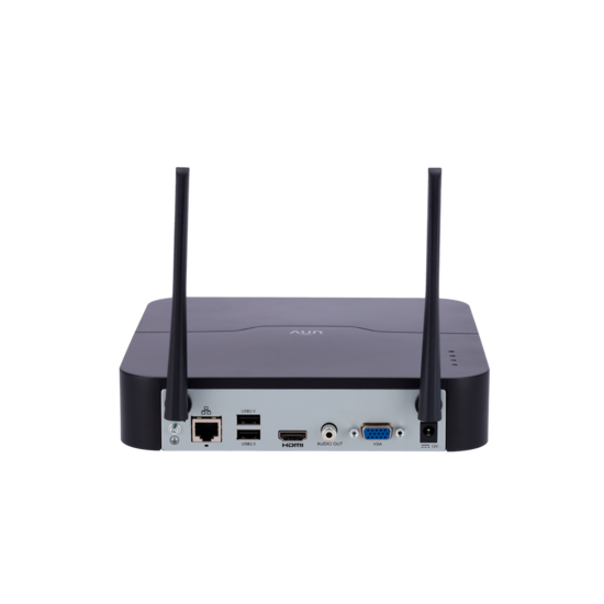 Uniview WiFi Camerasysteem 2MP Full HD met 4 Zwarte Bullet IP Camera's