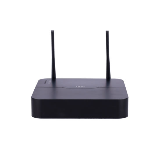 Uniview WiFi Camerasysteem 2MP Full HD met 4 Zwarte Bullet IP Camera's