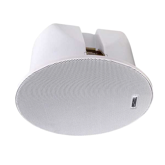 DSPPA DSP602EN Inbouw Plafondluidspreker - 6W 100V - EN54-24 Evacuatie Luidspreker