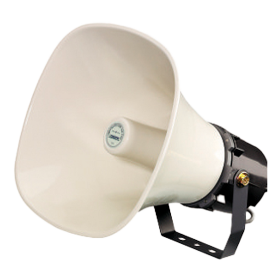 Weerbestendige Hoornluidspreker Buiten - 70V/100V SPL 117dB met Beugel