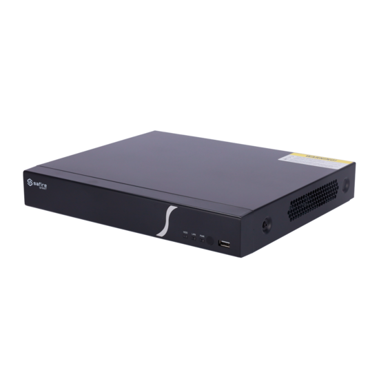 Safire Smart SF-NVR3104-B1 NVR 4 Kanalen 8MP 4K