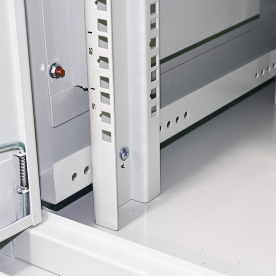 19 Inch Outdoor Serverkast 9U - IP65 Weerbestendig Vloerrek met Koeling