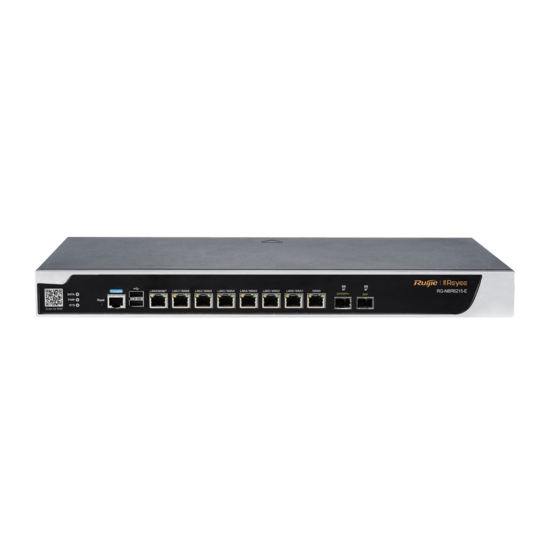Ruijie Reyee RG-NBR6215-E Cloud Router - 10G SFP+ &amp; 8 GE Poorten