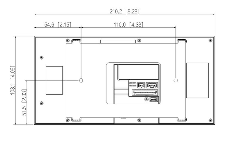 Dahua SCP3022B-IBZ-S Monitor - 7 inch Hybride Android Paneel