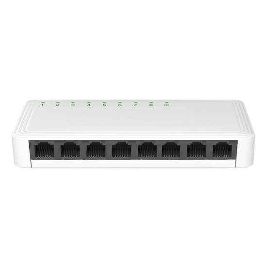 Nivian NVS-SW08-G Gigabit LAN-switch 8 Poorten