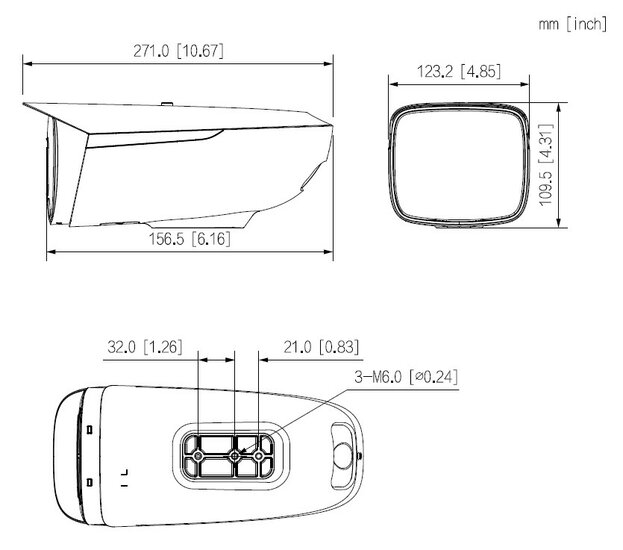 Dahua Thermische Bullet Camera 5MP met Vlamdetectie - HY-FT443MFP-TD7F6