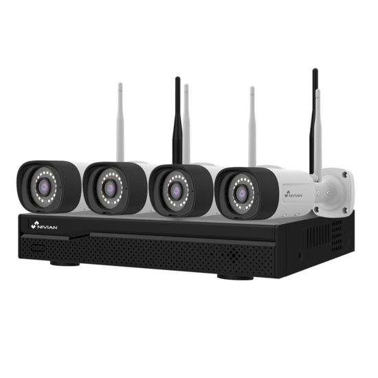Nivian NV-KIT1630W6-4CAM WiFi CCTV Kit 16-kanaals NVR