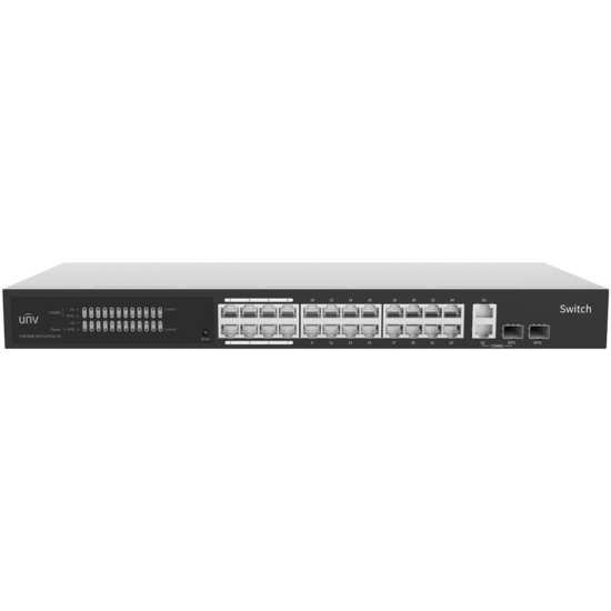 Uniview Smart Switch UV-NSW3000-25GT1GP1GC-IN - 24 Poorten Gigabit Cloudbeheerd