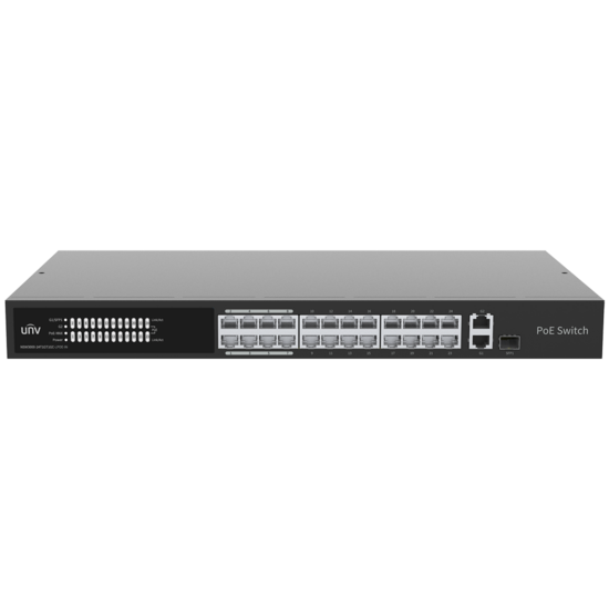 Uniview Cloud Managed PoE Switch 24 Poorten 250W voor IP-videobewaking