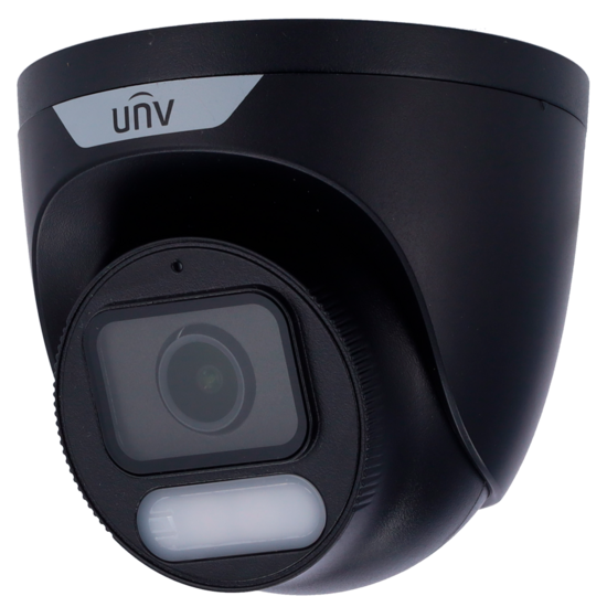 Uniview PoE Camerabeveiliging Set met 4 ColorHunter 4MP Camera's - Zwart